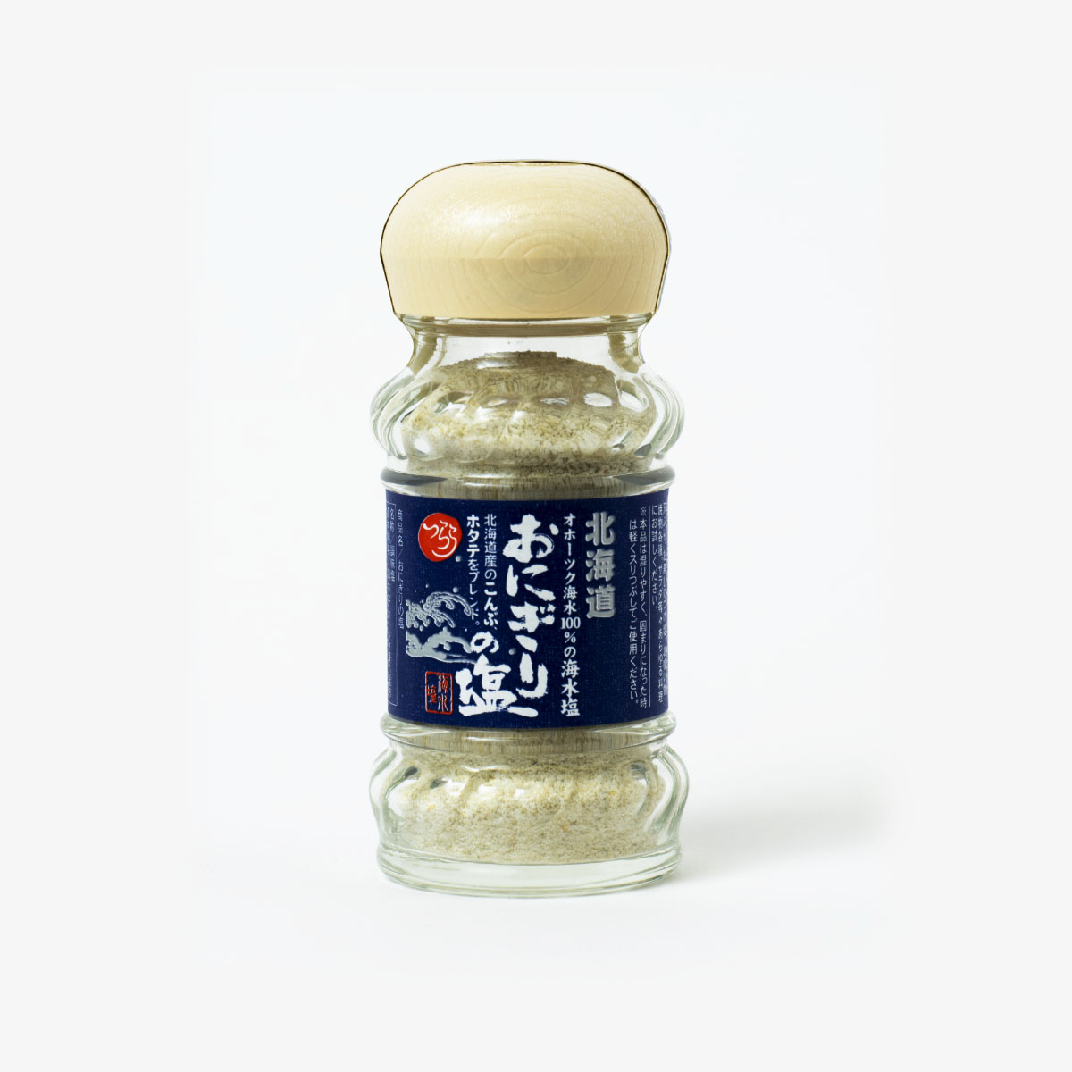 市場 つらら ビン：北海道物産展の オホーツクの塩